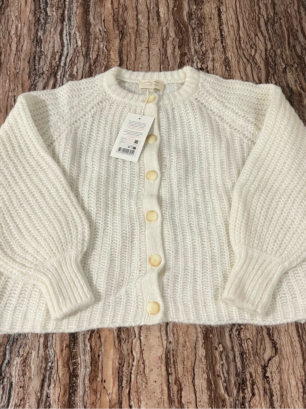 Sézane Cardigan - Ecru Women’s Sweater - Picture 4 of 4